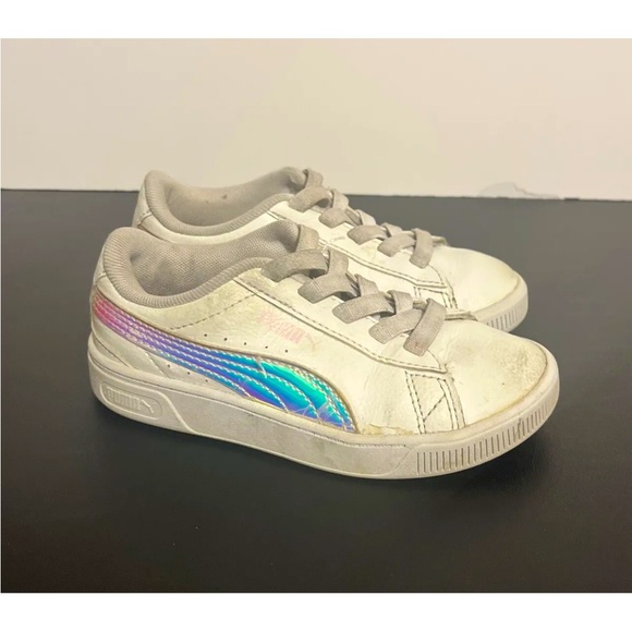 Puma Youth Kids Girls White Casual Shoes Sneakers Size 11C - Picture 1 of 7